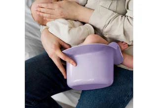 Zindelijkheidstrainer babypotje, (1-delig) van Kindsgut in Paars – productfoto 2 van 5