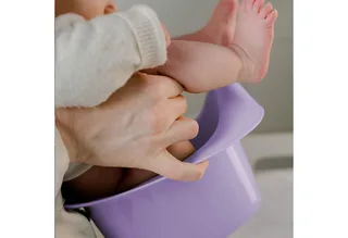 Zindelijkheidstrainer babypotje, (1-delig) van Kindsgut in Paars – productfoto 3 van 5