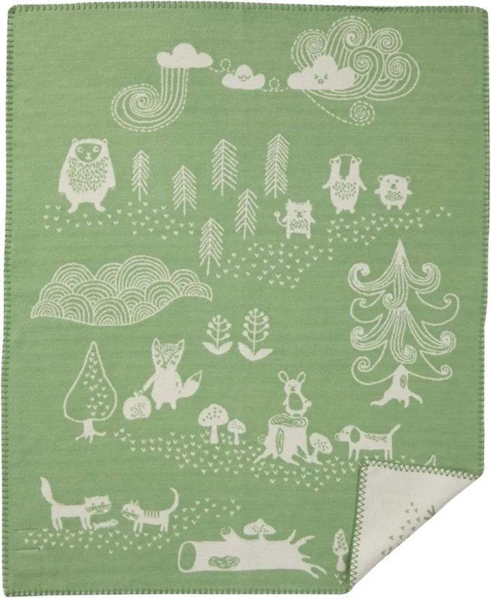 Wiegdeken Klippan little bear by Klippan in Green – product photo