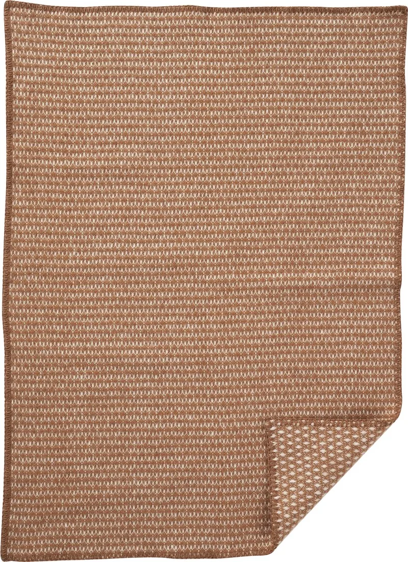 wiegdeken -Knut- wollen wiegdeken - nougat- 65x90 cm de Klippan en Caramel, Nougat – photo produit