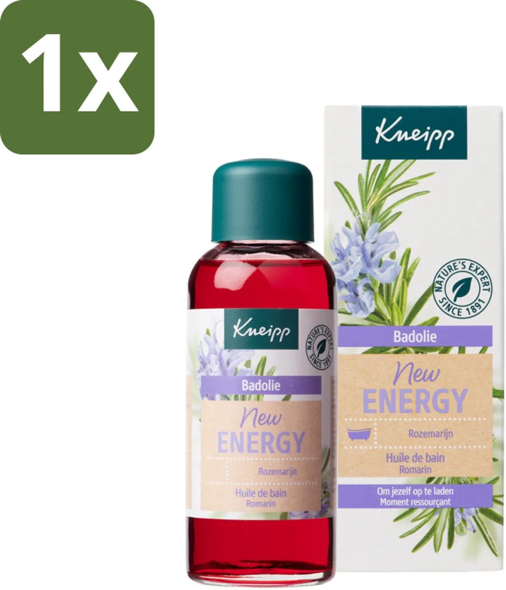 1 x Kneipp - Badolie - Rozemarijn - Voor nieuwe energie - 100 ml - Badolie - Energieboost - Rozemarijnolie - Activerend Bad - Verkwikkend Bad von Kneipp – Produktfoto