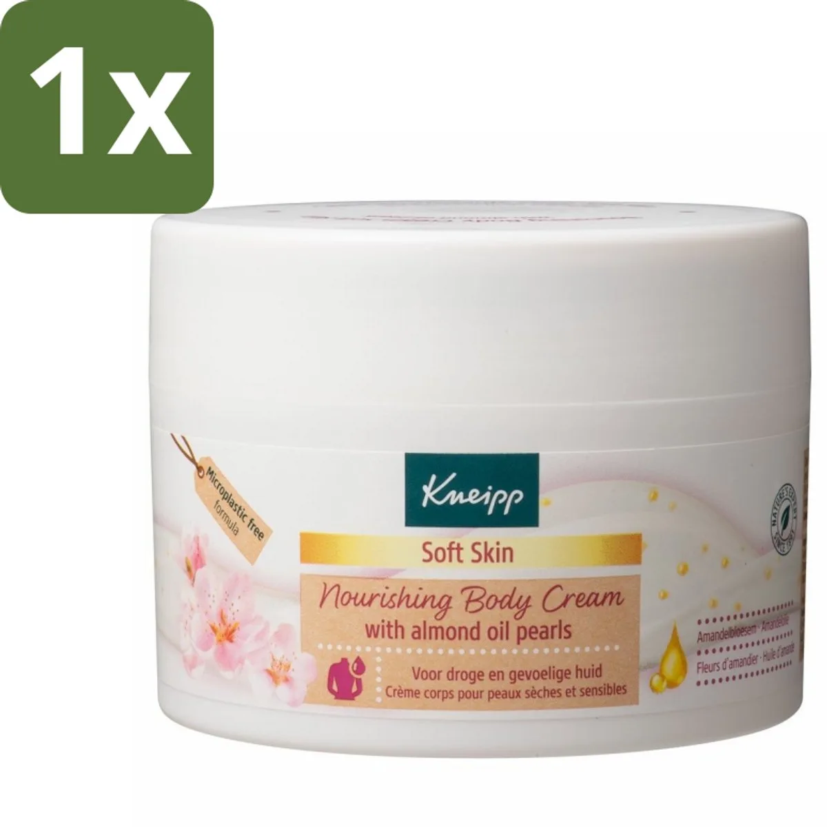 1 x Kneipp - Body crème - Soft Skin - Amandelbloesem - 200 ml - Huidverzorging - Bodycrème - Amandelolie - Shea Butter - Zachte Huid by Kneipp – product photo