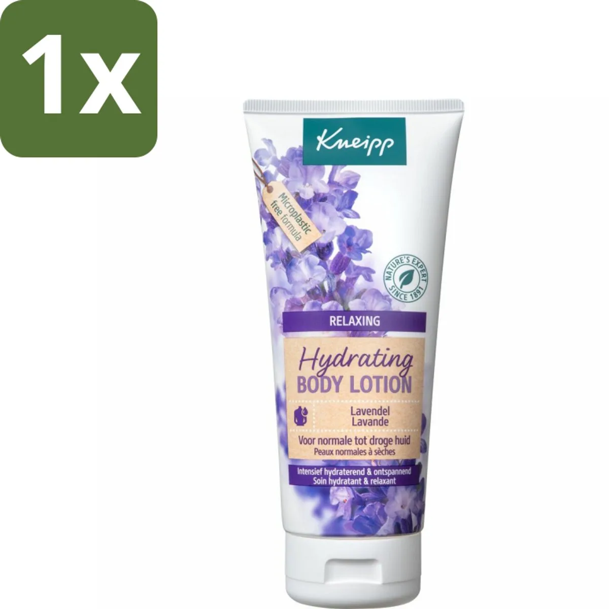 1 x Kneipp - Body lotion - Relaxing - Lavendel - Bloemige geur - 200 ml - Bodylotion - Ontspanning - Lavendel - Huidverzorging - Wellness by Kneipp – product photo