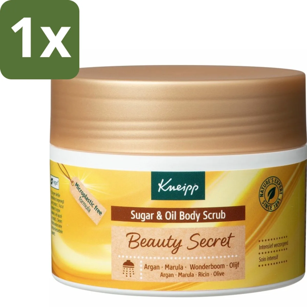 1 x Kneipp - Body scrub - Sugar & Oil - Beauty Secret - 200 ml - Body Scrub - Huid Verzorging - Exfoliëren - Suiker Scrub - Natuurlijke Oliën by Kneipp – product photo