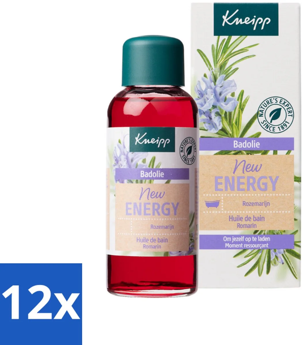 12 x Kneipp - Badolie - Rozemarijn - Voor nieuwe energie - 100 ml de Kneipp – photo produit