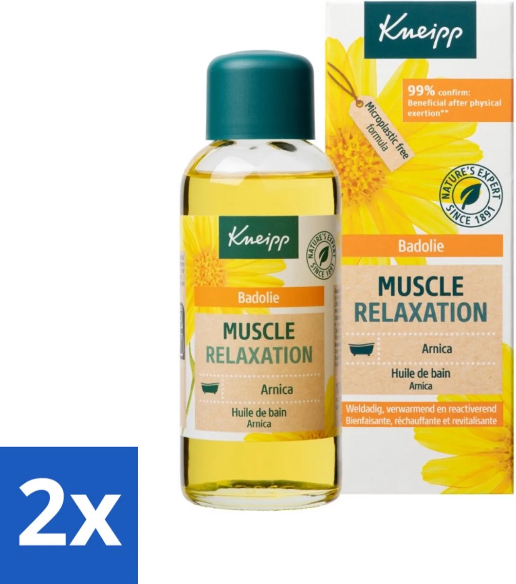 2 x Kneipp - Badolie - Arnica - Voor spieren en gewrichten - 100 ml - Arnica Bad - Spierpijn - Gewrichtspijn - Ontspanning - Verlichting by Kneipp – product photo