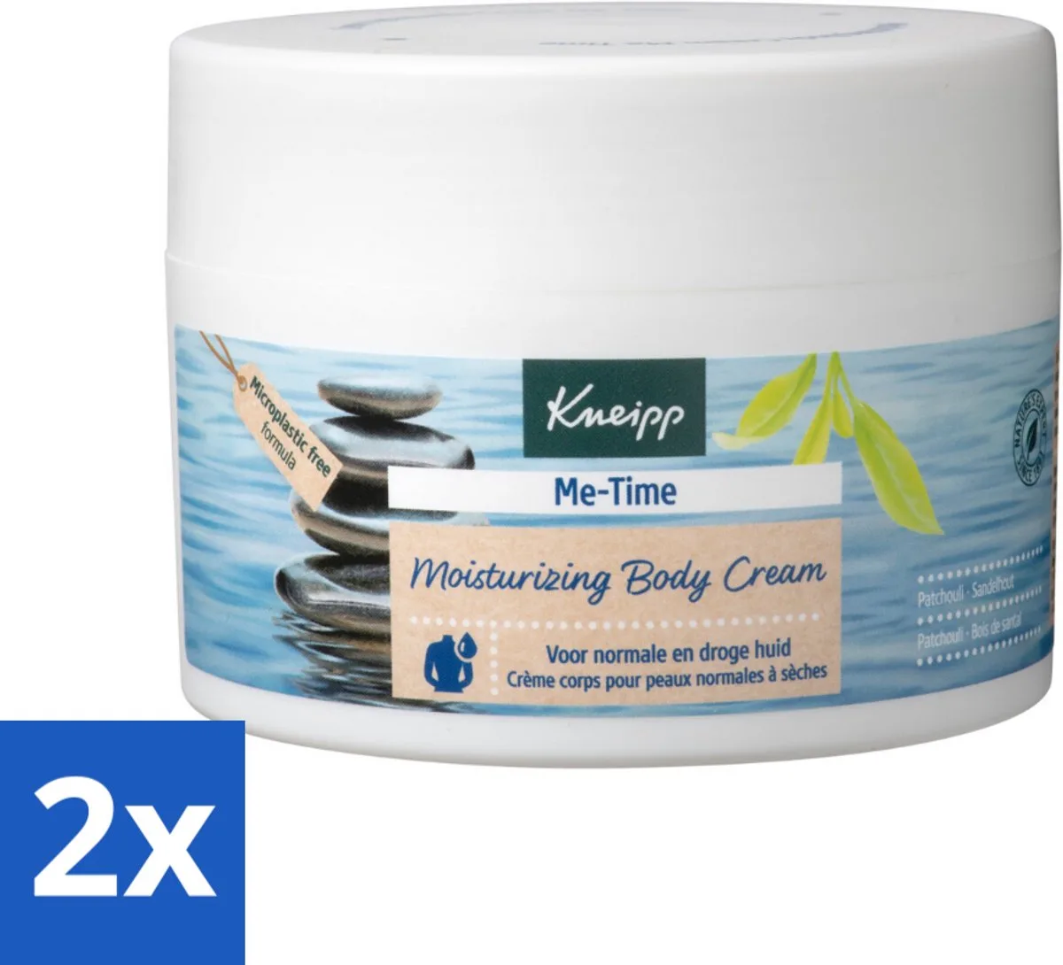 2 x Kneipp - Body crème - Me‑Time - Patchouli & Sandelhout - 200 ml - Lichaamscrème - Verzorging - Droge Huid - Normale Huid - Hydraterend by Kneipp – product photo