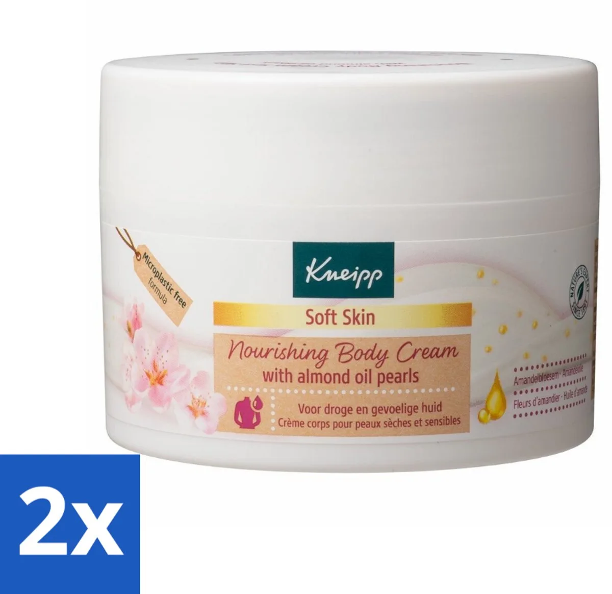 2 x Kneipp - Body crème - Soft Skin - Amandelbloesem - 200 ml - Lichaamscrème - Verzorging - Hydraterende Crème - Zachte Huid - Anti-veroudering by Kneipp – product photo
