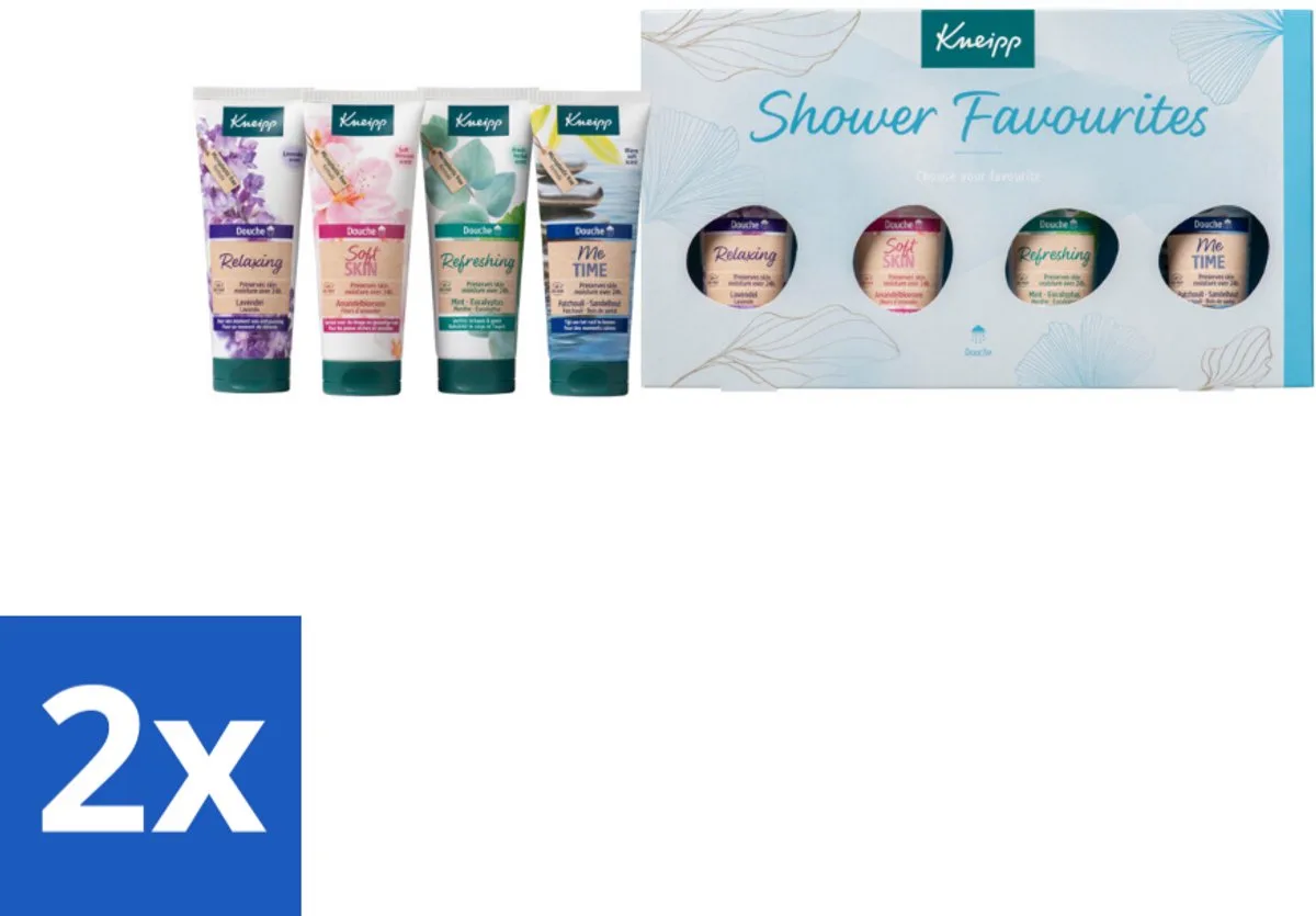 2 x Kneipp – Shower Favourites – Luxe Geschenkset - Douchegel - Douchegiftset - Verzorgende Douche - Ontspanning - Verfrissende Douche de Kneipp – photo produit