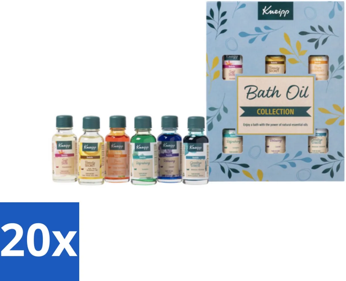 20 x Kneipp - Geschenkset Badolie - Giftset - Badolie Giftset - Badolie - Ontspanning - Huidverzorging - Wellness van Kneipp – productfoto