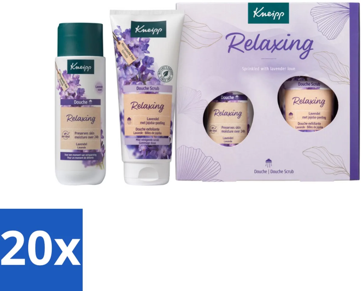 20 x Kneipp - Relaxing Favourites Geschenkset - Lavendel - Lavendel - Ontspanning - Huidverzorging - Geschenkset - Douchegel by Kneipp – product photo