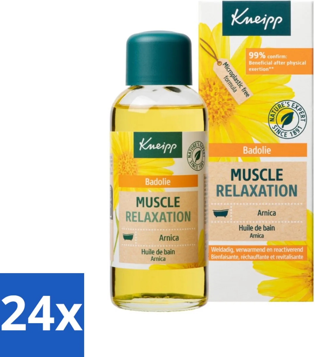24 x Kneipp - Badolie - Arnica - Voor spieren en gewrichten - 100 ml - Arnica Bad - Spierpijn - Gewrichtspijn - Ontspanning - Verlichting de Kneipp – photo produit