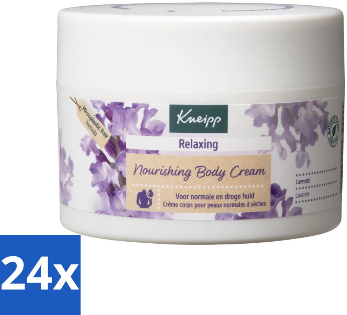 24 x Kneipp - Body crème - Relaxing - Lavendel - Rustgevende geur - 200 ml - Ontspanning - Bodycrème - Lavendel - Verzorging - Hydrateren von Kneipp – Produktfoto