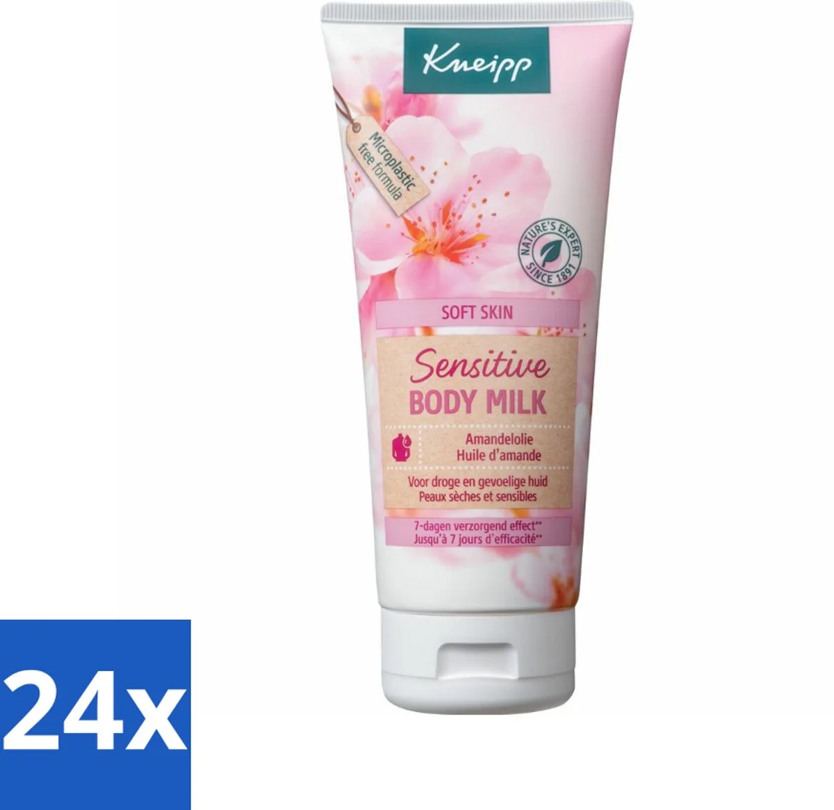 24 x Kneipp - Body lotion - Soft Skin - Amandelbloesem - 200 ml - Lichaamslotion - Gevoelige Huid - Droge Huid - Natuurlijke Ingrediënten - Amandel de Kneipp – photo produit