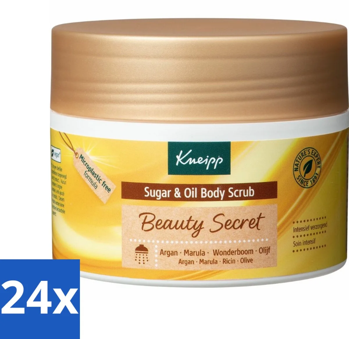 24 x Kneipp - Body scrub - Sugar & Oil - Beauty Secret - 200 ml - Lichaams Scrub by Kneipp – product photo