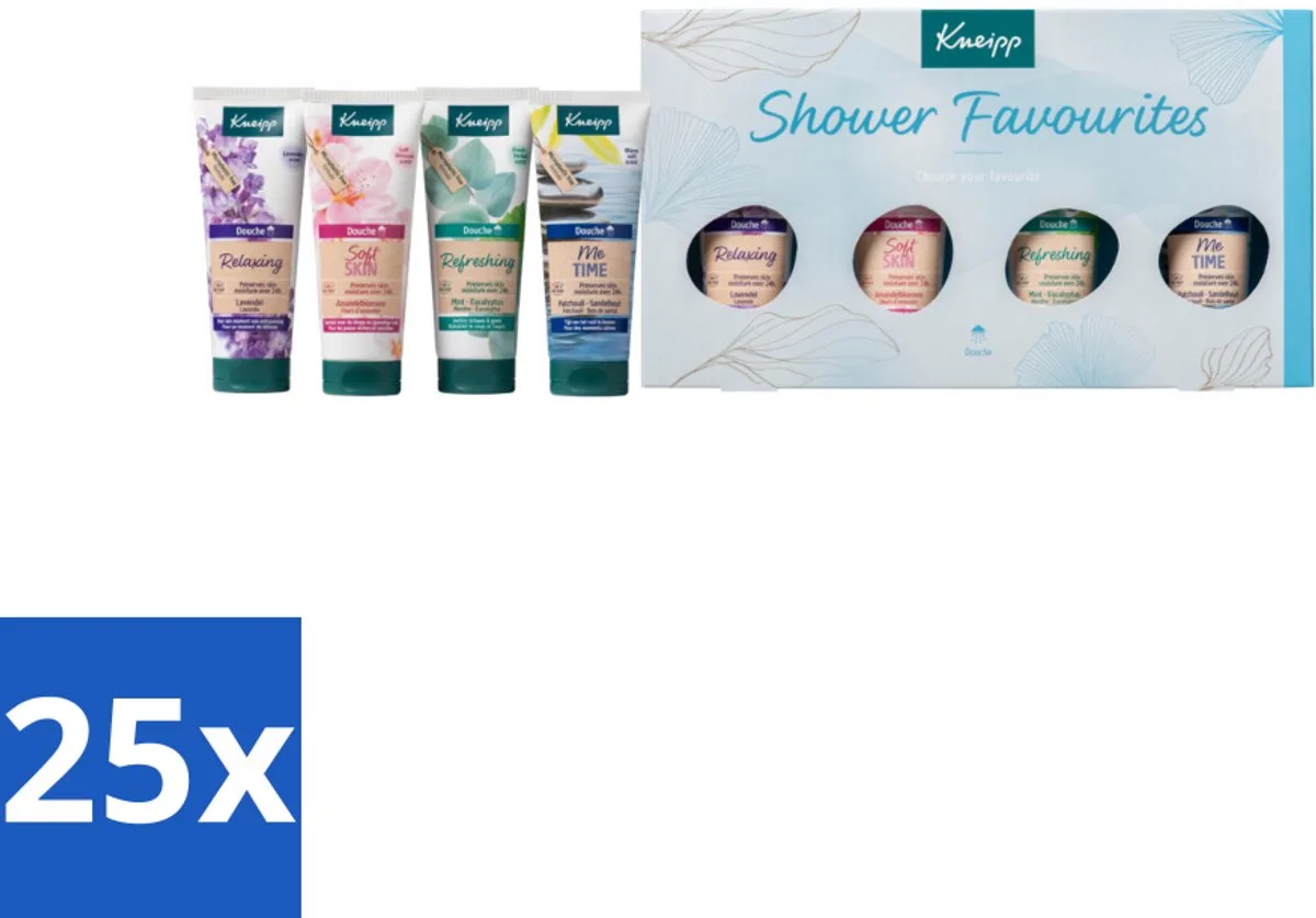 25 x Kneipp – Shower Favourites – Luxe Geschenkset - Douchegel - Douche Set - Luxe Douche - Gezondheid - Natuurlijke Ingrediënten de Kneipp – photo produit