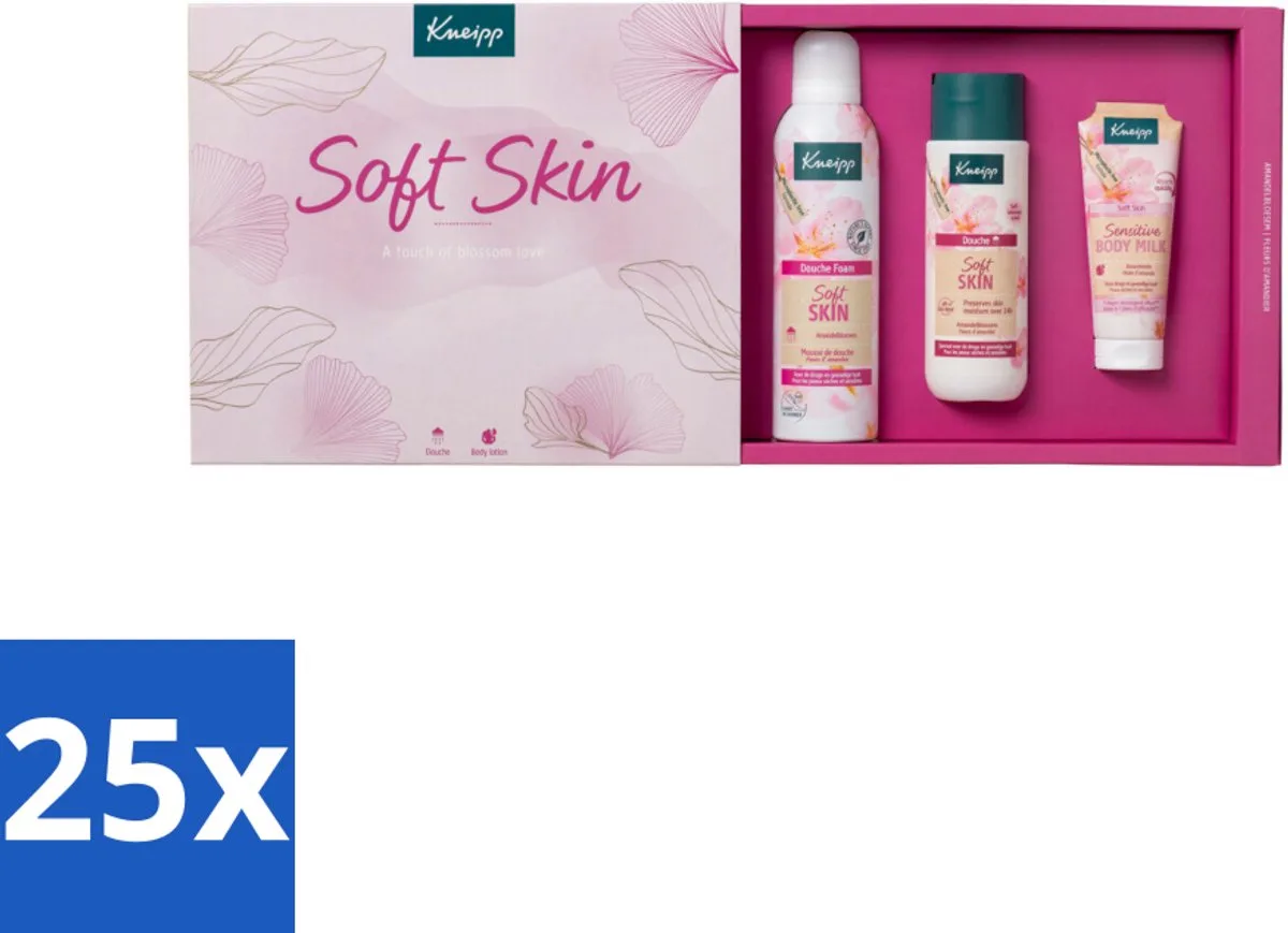 25 x Kneipp - Soft Skin Collection Luxe Geschenkset - Douche foam fra Kneipp – produktbillede