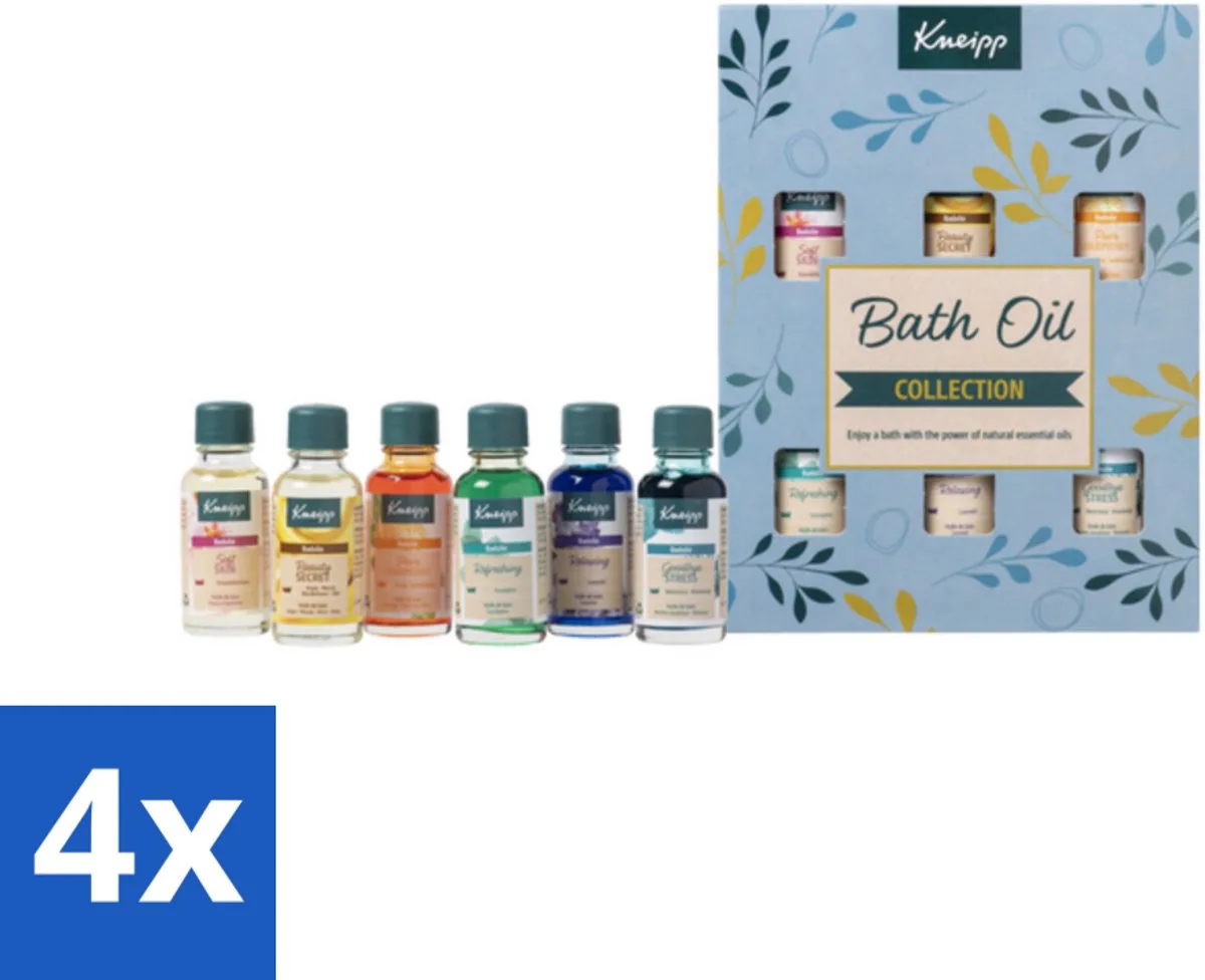 4 x Kneipp - Geschenkset Badolie - Giftset - Badproducten - Badolie - Wellness - Ontspanning - Cadeau de Kneipp – photo produit