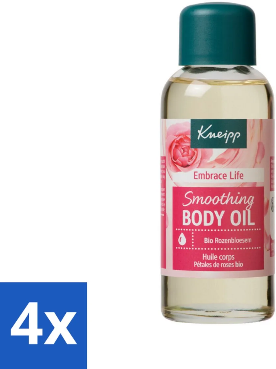 4 x Kneipp - Huidolie - Embrace Life - Anti‑Aging verzorging - 100 ml - Huidolie - Anti-aging - Droge Huid - Rijpere Huid - Verzorging van Kneipp – productfoto