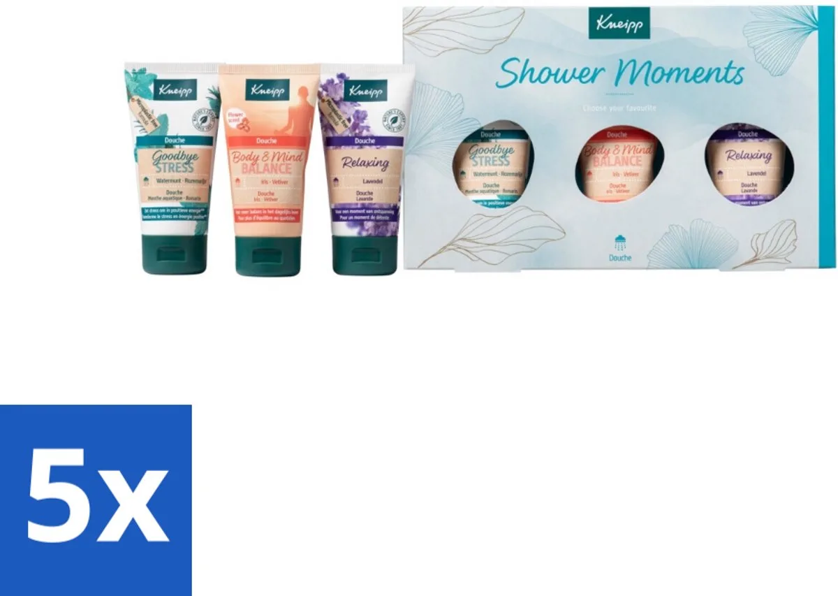 5 x Kneipp - Shower Moments Geschenkset van Kneipp – productfoto