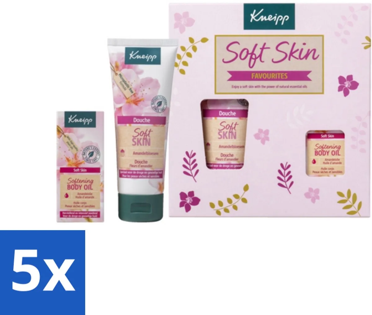 5 x Kneipp - Soft Skin Favourites Geschenkset - Amandelbloesem de Kneipp – photo produit