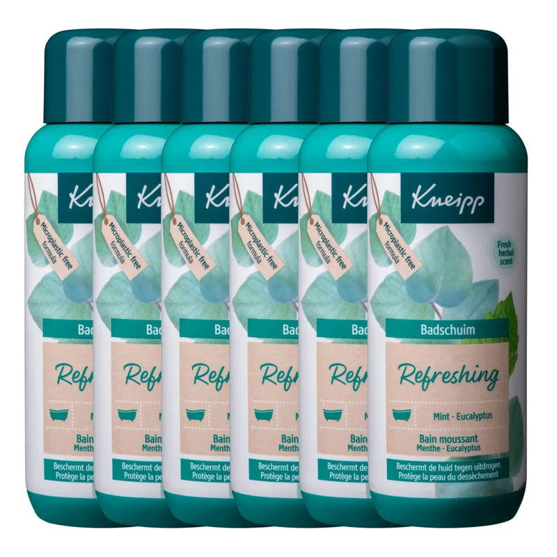 6x Kneipp Badschuim Refreshing Mint Eucalyptus 400 ml de Kneipp – photo produit