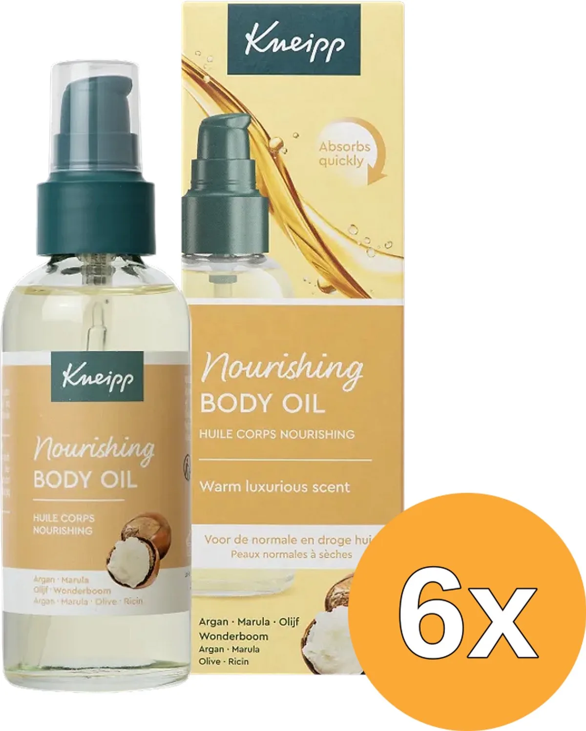 6x Kneipp Body Oil Beauty Secret (6 x 100 ml) van Kneipp – productfoto