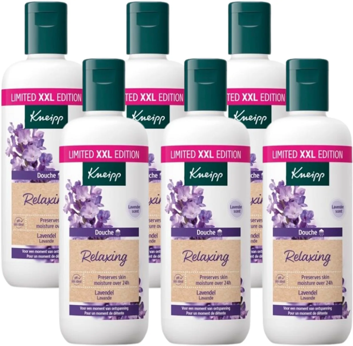 6x Kneipp Douchegel Relaxing XXL (400 ml) de Kneipp – photo produit