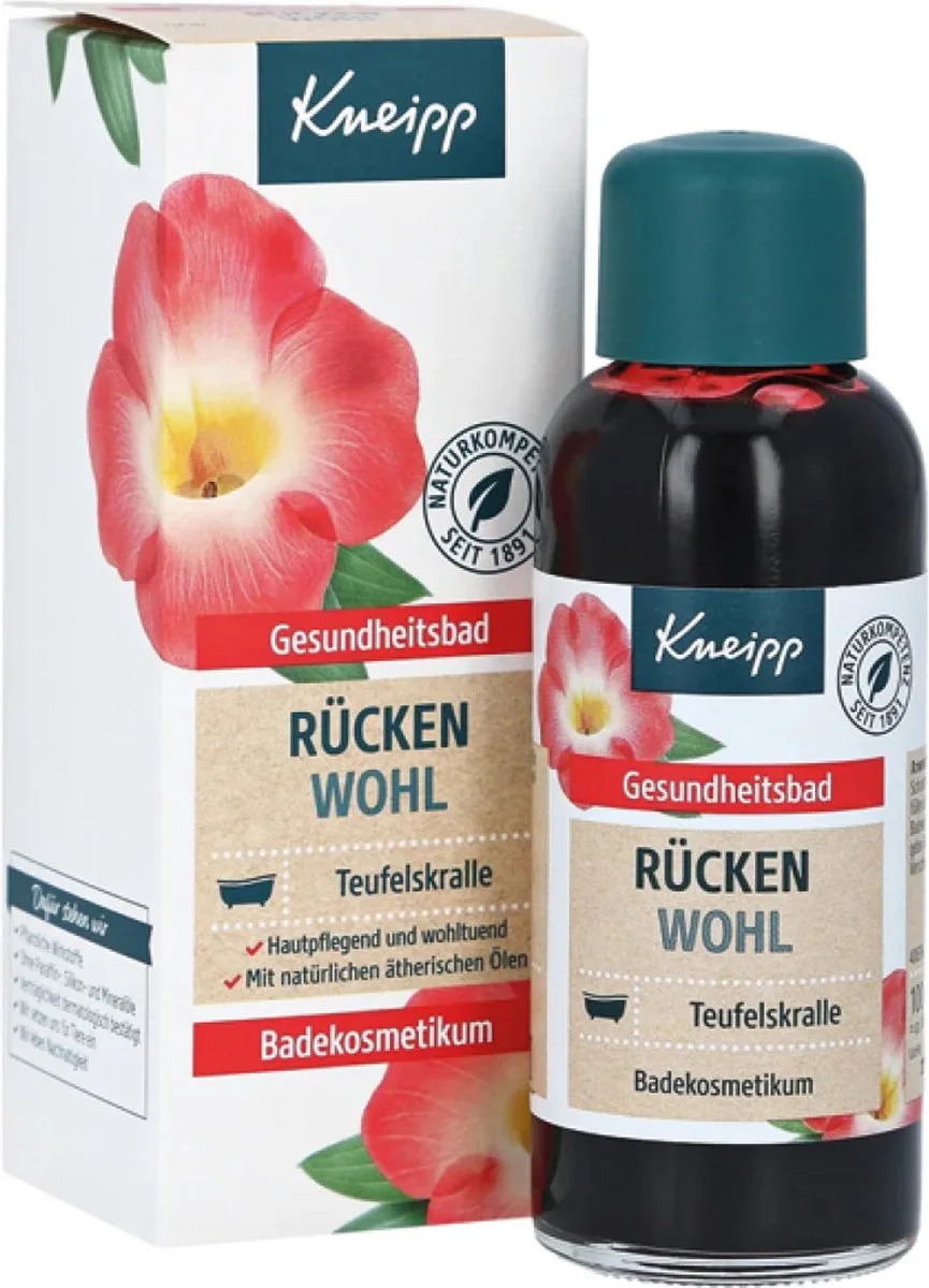 Badolie 100ml Rücken Wohl met Duivelsklauw tegen pijnlijke rug,nek en schouders von Kneipp – Produktfoto