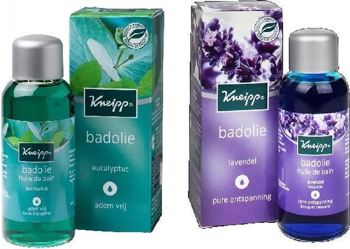 Badolie - combi-pack - Lavendel & Eucalyptus - 2x 100 ml von Kneipp – Produktfoto
