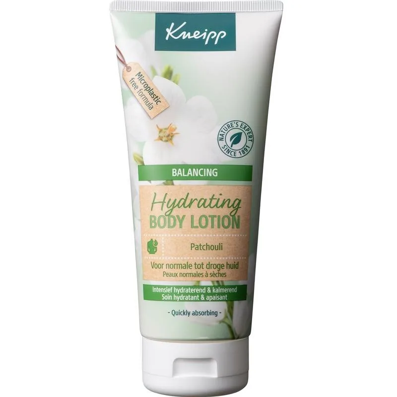 balancerende hydraterende bodylotion patchouli 200 ml van Kneipp – productfoto