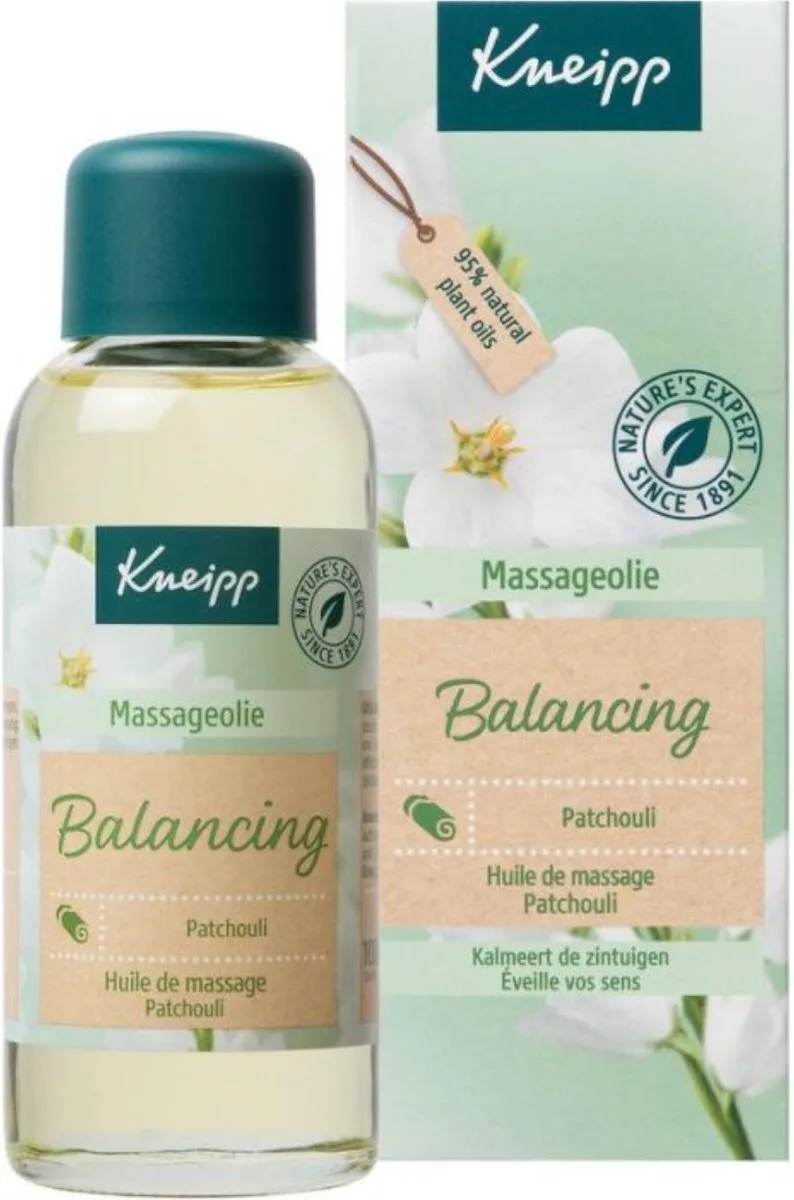 Balancing - Massageolie - Patchouli - Zachte en soepele huid - 1 st - 100 ml de Kneipp – photo produit