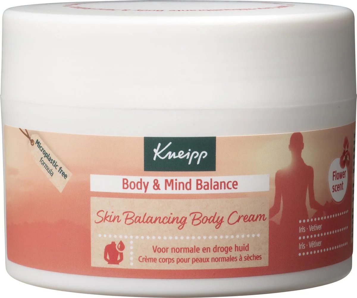 Body & Mind Balance - Body crème Iris en Vetiver - 200 ml de Kneipp – photo produit