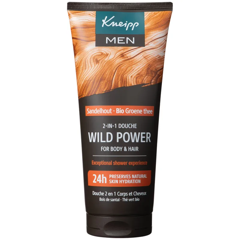 Douchegel Men 2-in-1 Wild Power 200 ml från Kneipp – produktbild