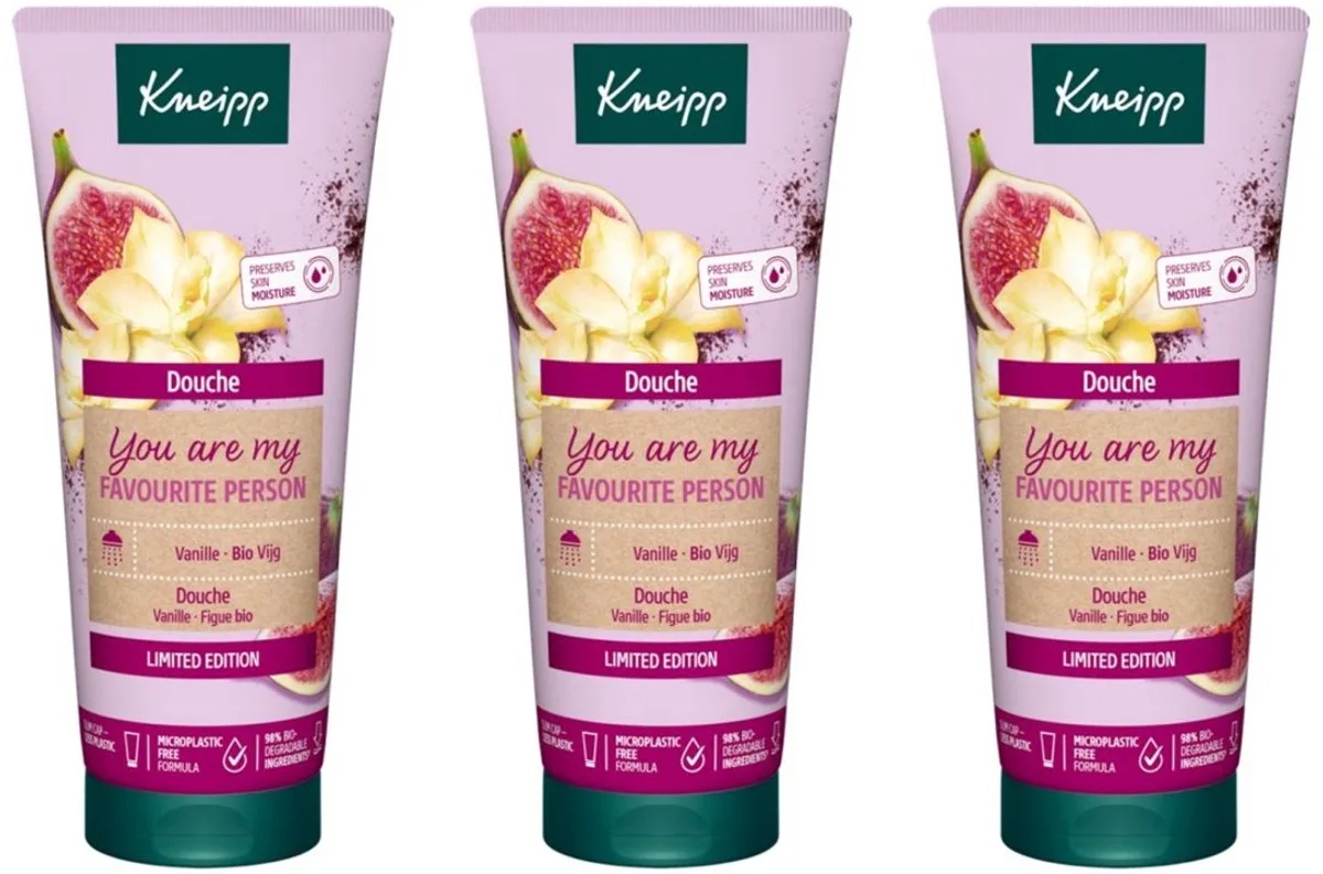 Douchegel You Are My Favourite Person - Limited Edition - 3x 200 ml de Kneipp – photo produit