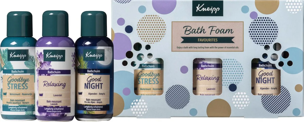 Geschenkset Badschuim Favourites - Inhoud: 3 x 100ml de Kneipp – photo produit