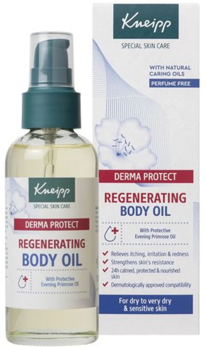 Huidolie Derma Protect - Voor een droge en extra droge huid - Gevoelige huid - Vegan - 100ml van Kneipp – productfoto