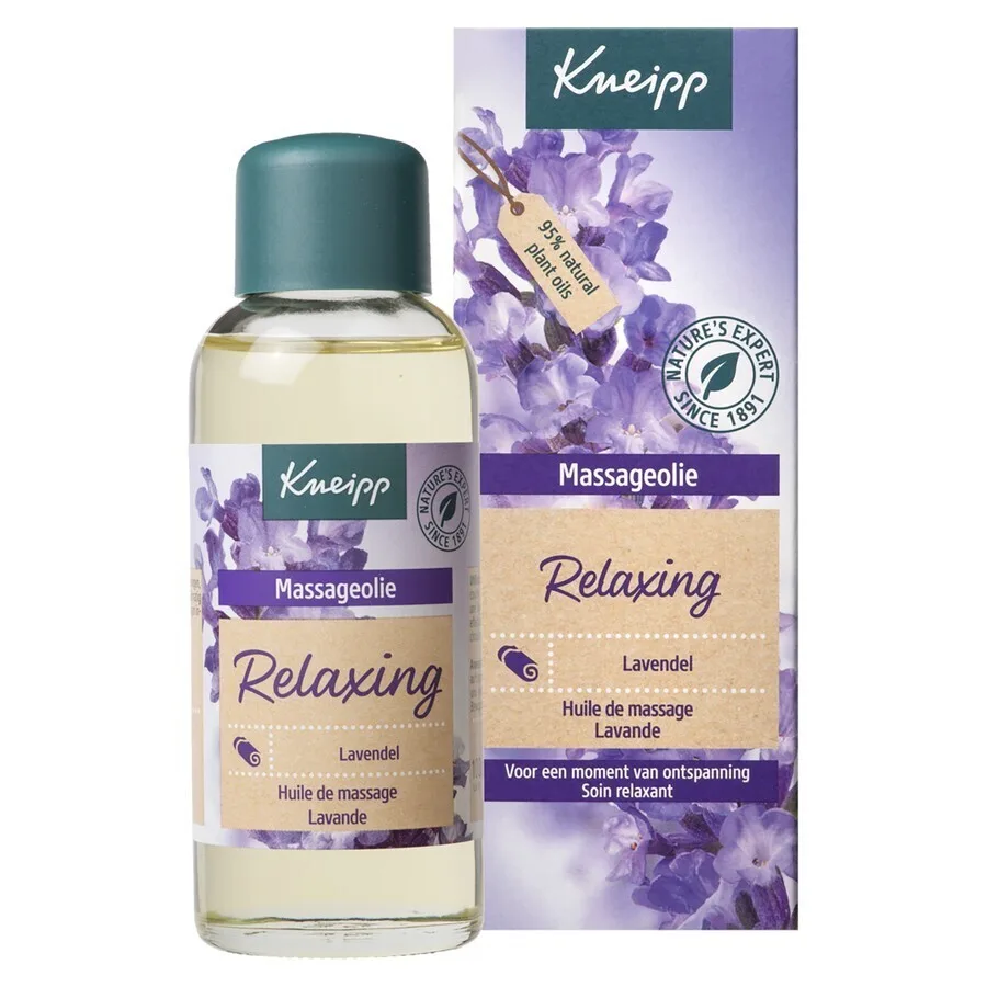Massage Olie Lavendel 100ml fra Kneipp – produktbillede