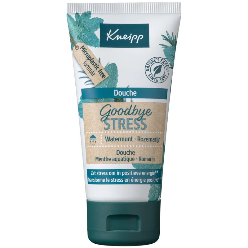 Mini douchegel Goodbye Stress 50 ml van Kneipp – productfoto
