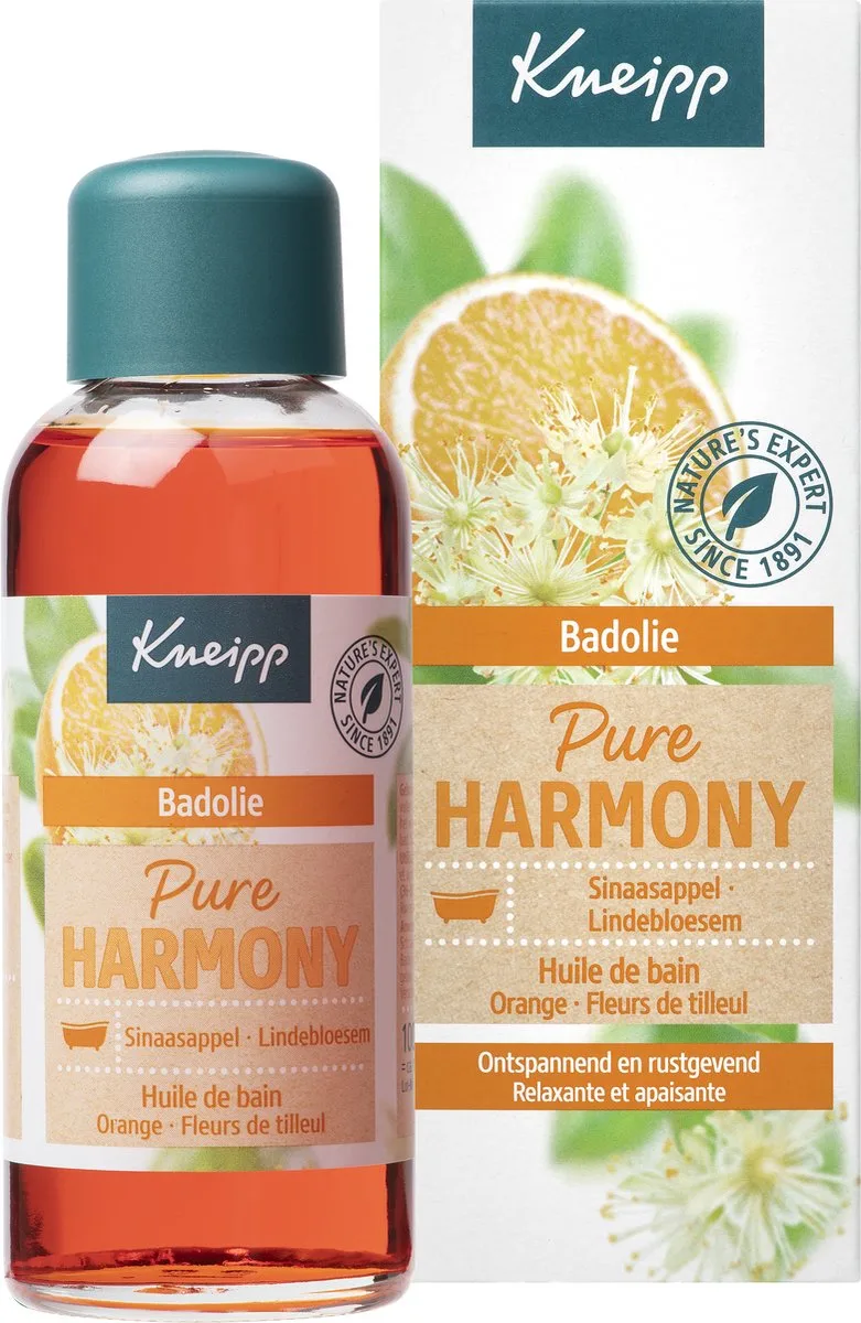 Pure Harmony - Badolie - Oranje lindebloesem - 100 ml fra Kneipp – produktbillede