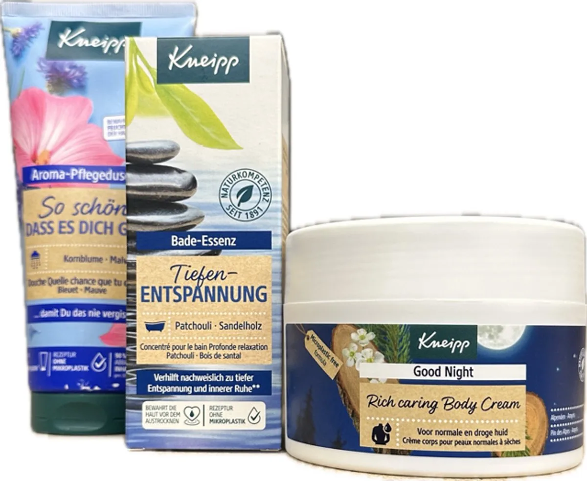 Set - Badolie Pachouli Sandelhout 100 ml van Kneipp – productfoto