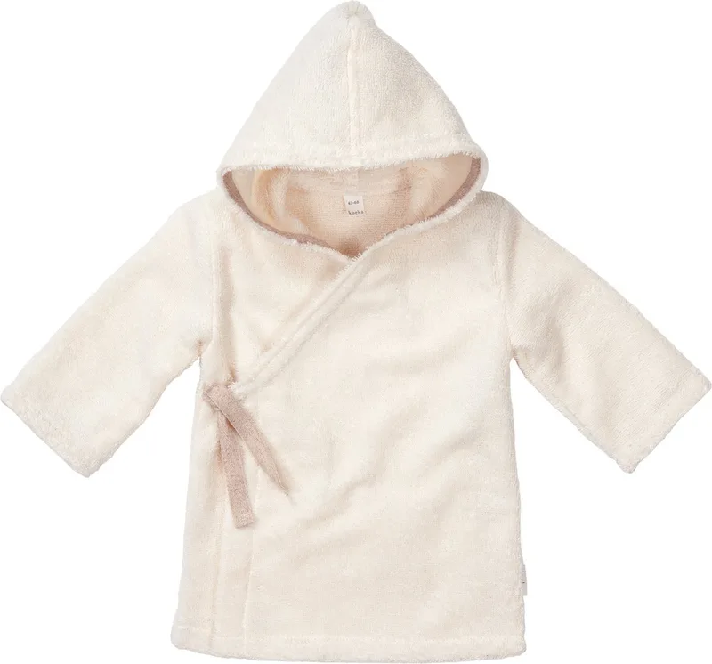 baby badjas Dijon Daily warm white 62/68 van Koeka in Wit – productfoto