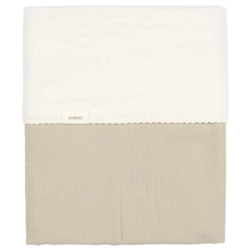 Deken Ledikant Koeka Cotton Fleece Sage fra Koeka – produktbillede