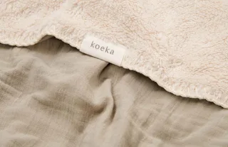 Deken Ledikant Koeka Faro Teddy Sage by Koeka – product photo 3 of 4
