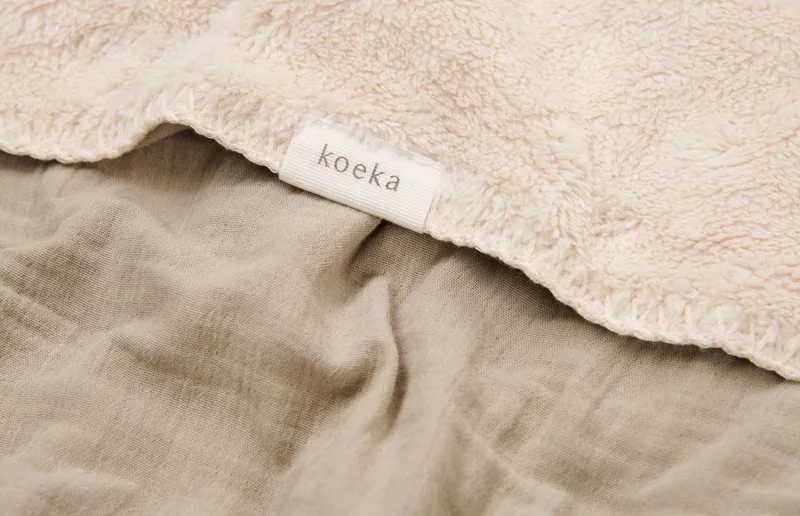 Deken Ledikant Koeka Faro Teddy Sage by Koeka – product photo 3 of 4