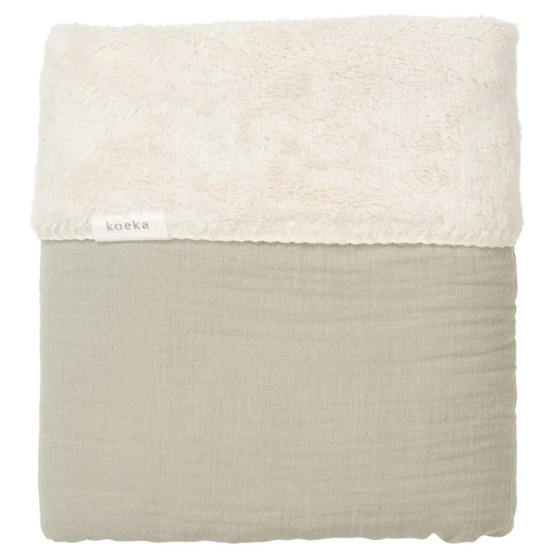 Deken Ledikant Koeka Faro Teddy Sage fra Koeka – produktbillede