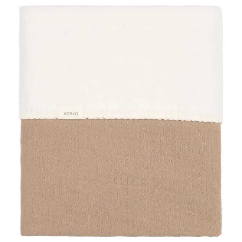 Deken Wieg Koeka Cotton Fleece Caffe by Koeka – product photo