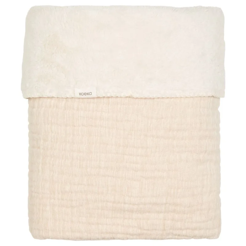 Deken Wieg Koeka Teddy Rivoli Warm White by Koeka – product photo