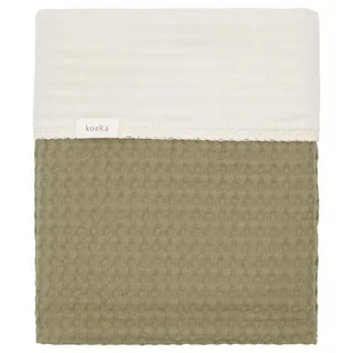 Deken Wieg Koeka Wafel Cotton Fleece Moss by Koeka – product photo 1 of 3