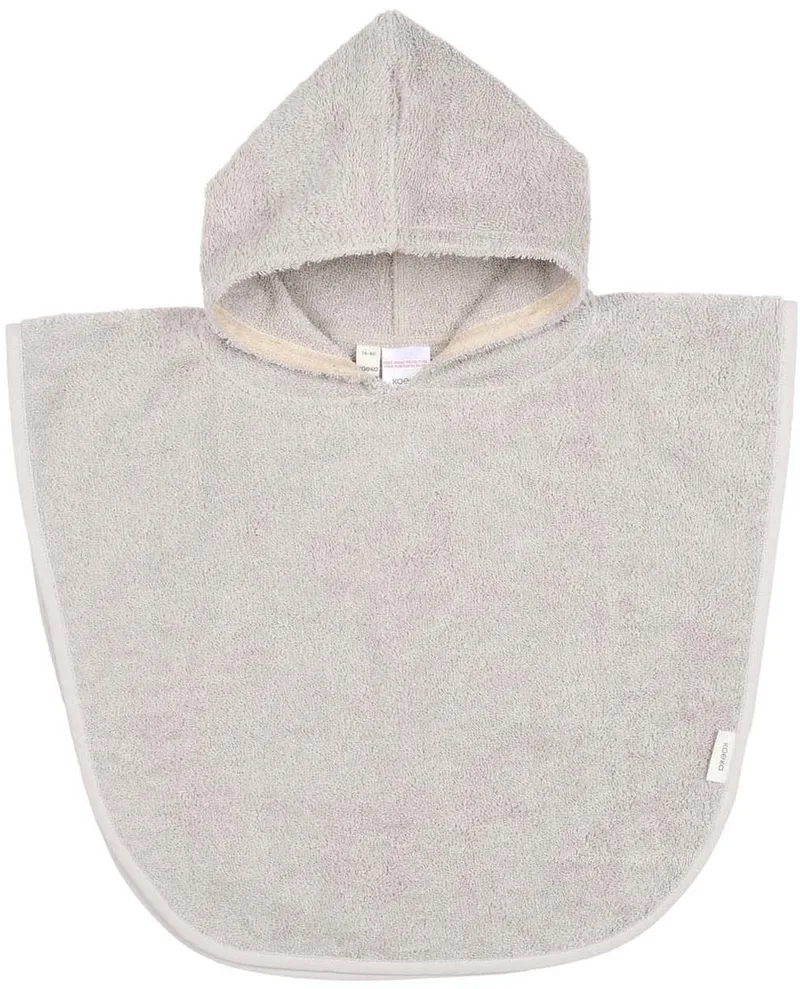 Dijon Daily Badponcho - Maat 74/80 - Stone van Koeka in Grijs – productfoto